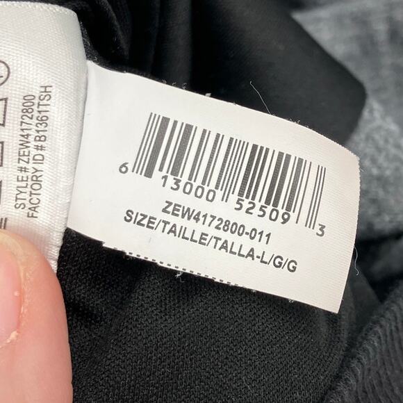 BCBGeneration Gray Black Lined Body Coat Snap Pockets Light Bomber Jacket READ - Picture 5 of 7